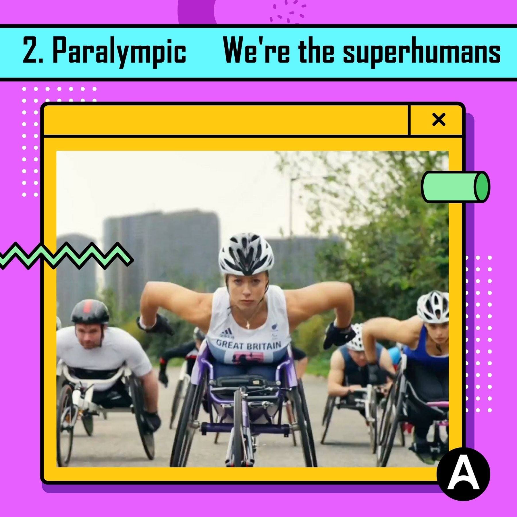 Paralympic, “We're the superhumans”