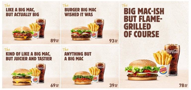 Burger King “đá đểu” McDonald lỗi thời