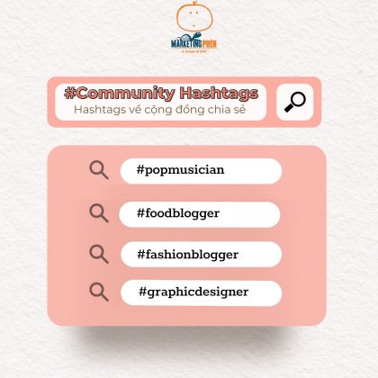 community hashtags